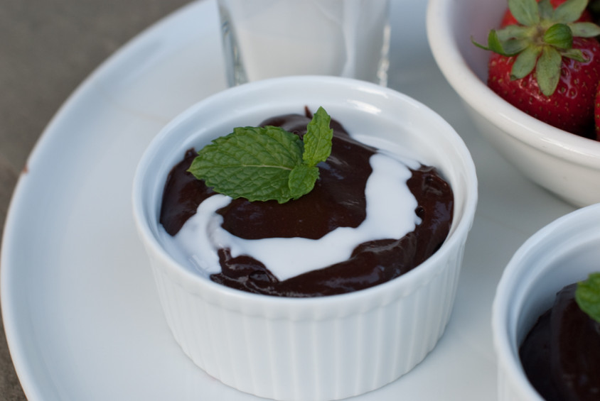 chocolate-puddingwith-coconut-milk-drizzled-over-the-top