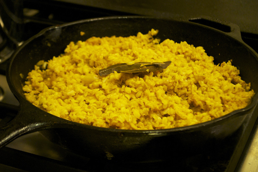 rice-in-skillet