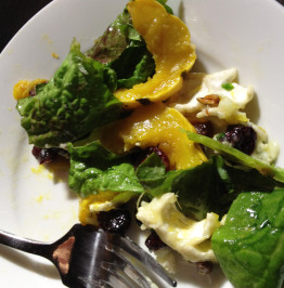 fall-salad-with-delicata-squash,-cranberries,-pumpkin-seeds-and-ginger-maple-dressing
