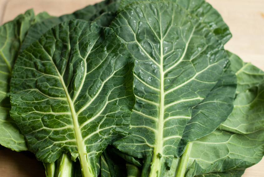 Back To Organic – Slowly Cooked Collard Greens in Garlic, Butter, and Smoked  Turkey