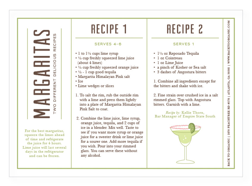 The BEST Margarita Recipe!