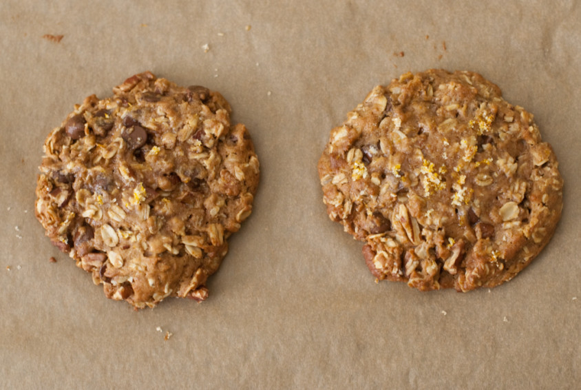 chocolate-pecan-oatmeal-cookies-with-orange-sugar-sprinkled-on-top