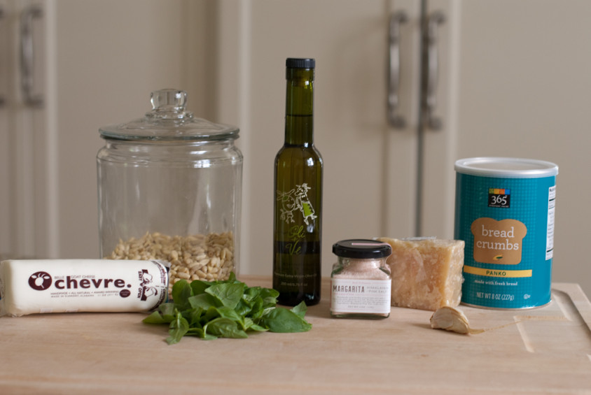 parmesan-encrusted-goat-cheese-with-basil-olive-oil-ingredients