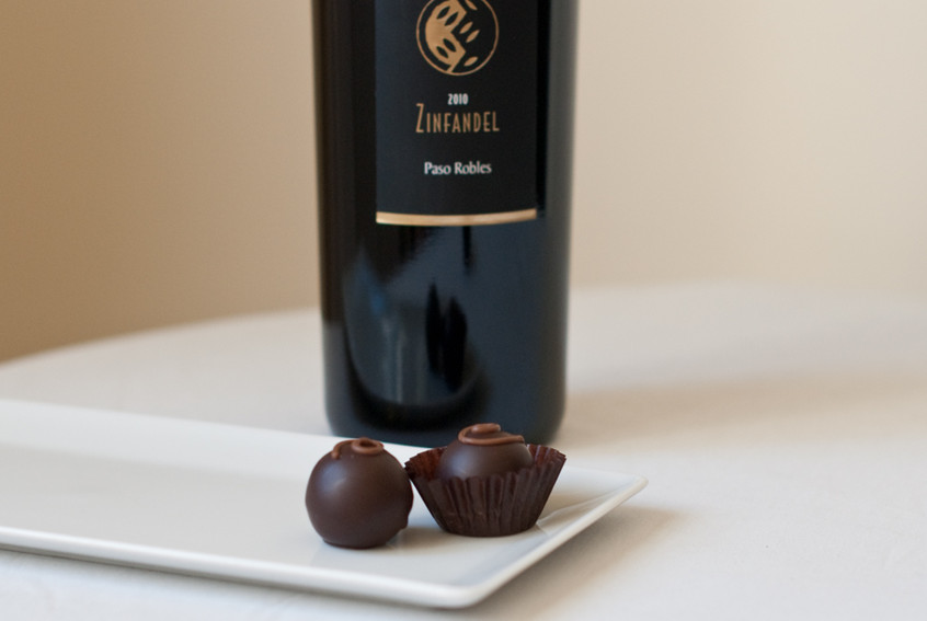 2010-Bianchi,-Zinfandel,-Paso-Robles,-Central-Coast-paired-with-the-Kona-Bonbon-with-Grand-Marnier