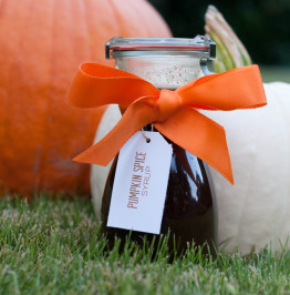 pumpkin-spice-syrup-wrapped-in-a-orange-bow-for-the-perfect-fall-gift
