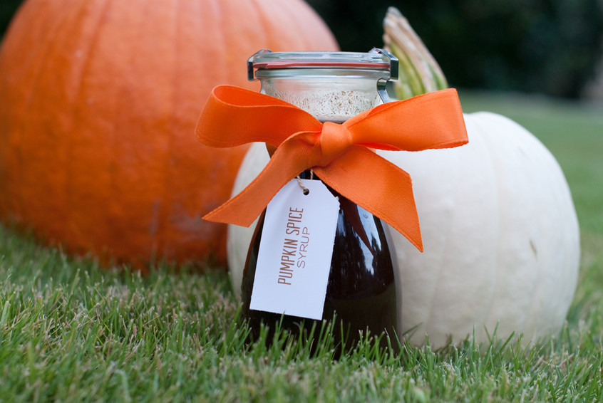 pumpkin-spice-syrup-wrapped-in-a-orange-bow-for-the-perfect-fall-gift