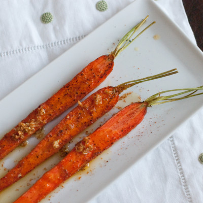 local-carrots-roasted-with-garlic,-maple-syrup,-olive-oil-and-Back-to-Organic-Cumin-Lime-Himalayan-salt