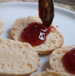 strawberry-preserves-over-buttermilk-biscuits