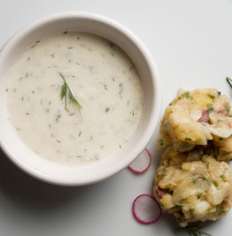 warm-cucumber-soup-and-german-potato-salad