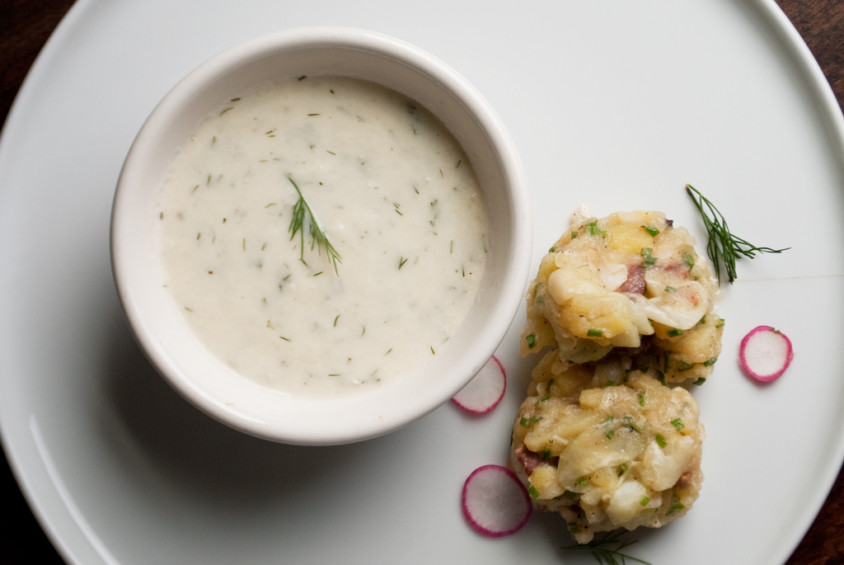 warm-cucumber-soup-and-german-potato-salad