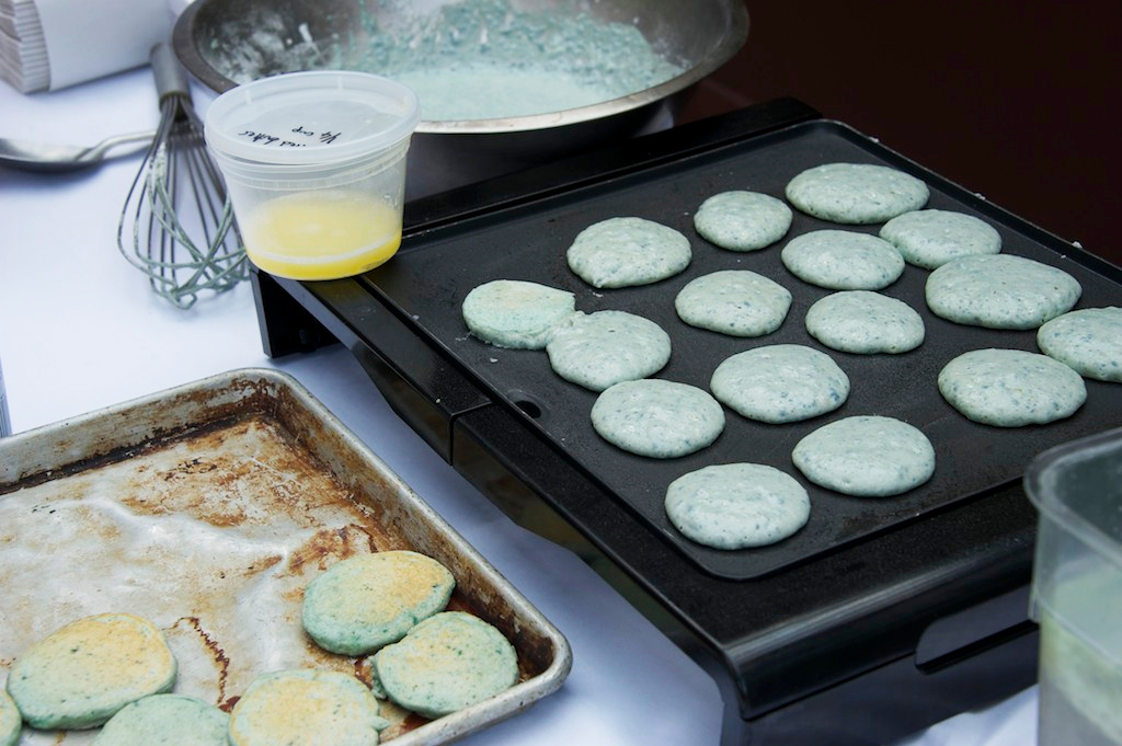 baking-potato-pancakes-on-a-griddle