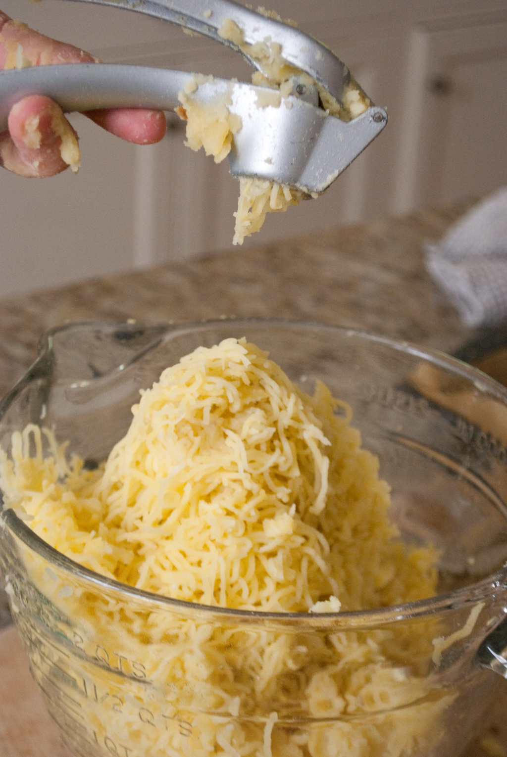 using-a-garlic-press-to-rice-the-potatoes
