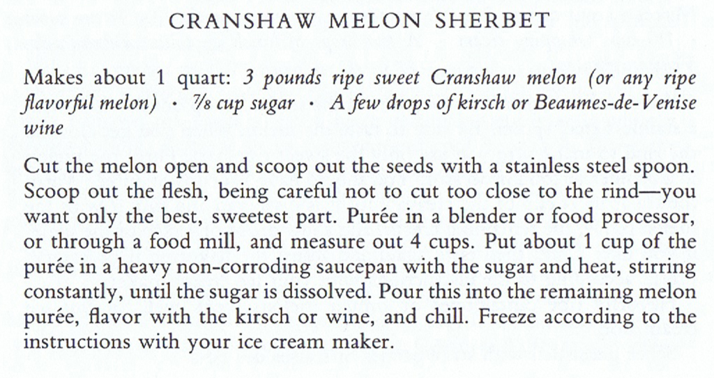 Crenshaw-Melon-Sherbet