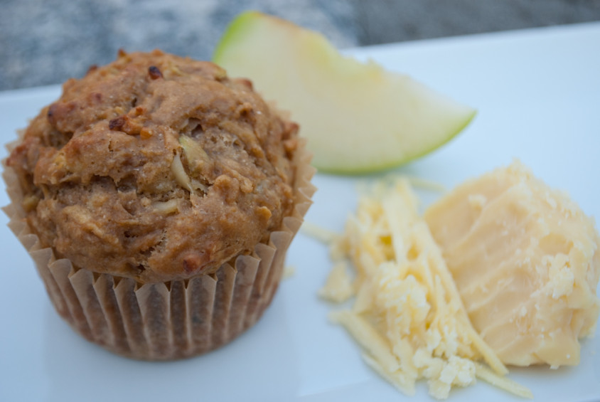 apple-cheddar-muffin-with-cheese-and-an-apple-slice