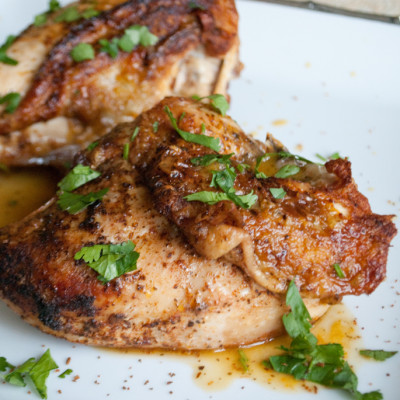 baked-chicken-with-citrus-pan-sauce-and-fresh-cilantro