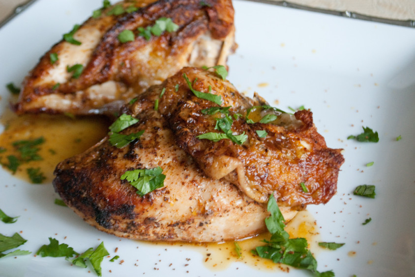 baked-chicken-with-citrus-pan-sauce-and-fresh-cilantro