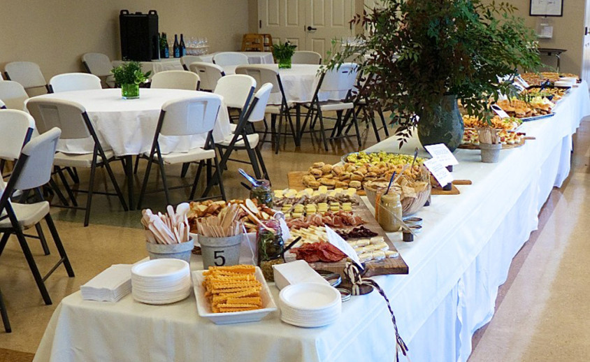 the-buffet-table-at-Ann-Brewer's-Memorial