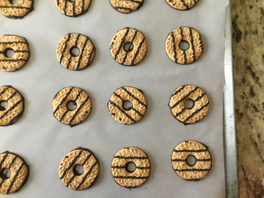fudge-striped-cookies-on-parchment-paper